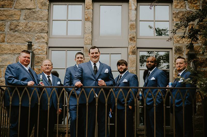 Amanda White And Steve McCorkle Groomsmen