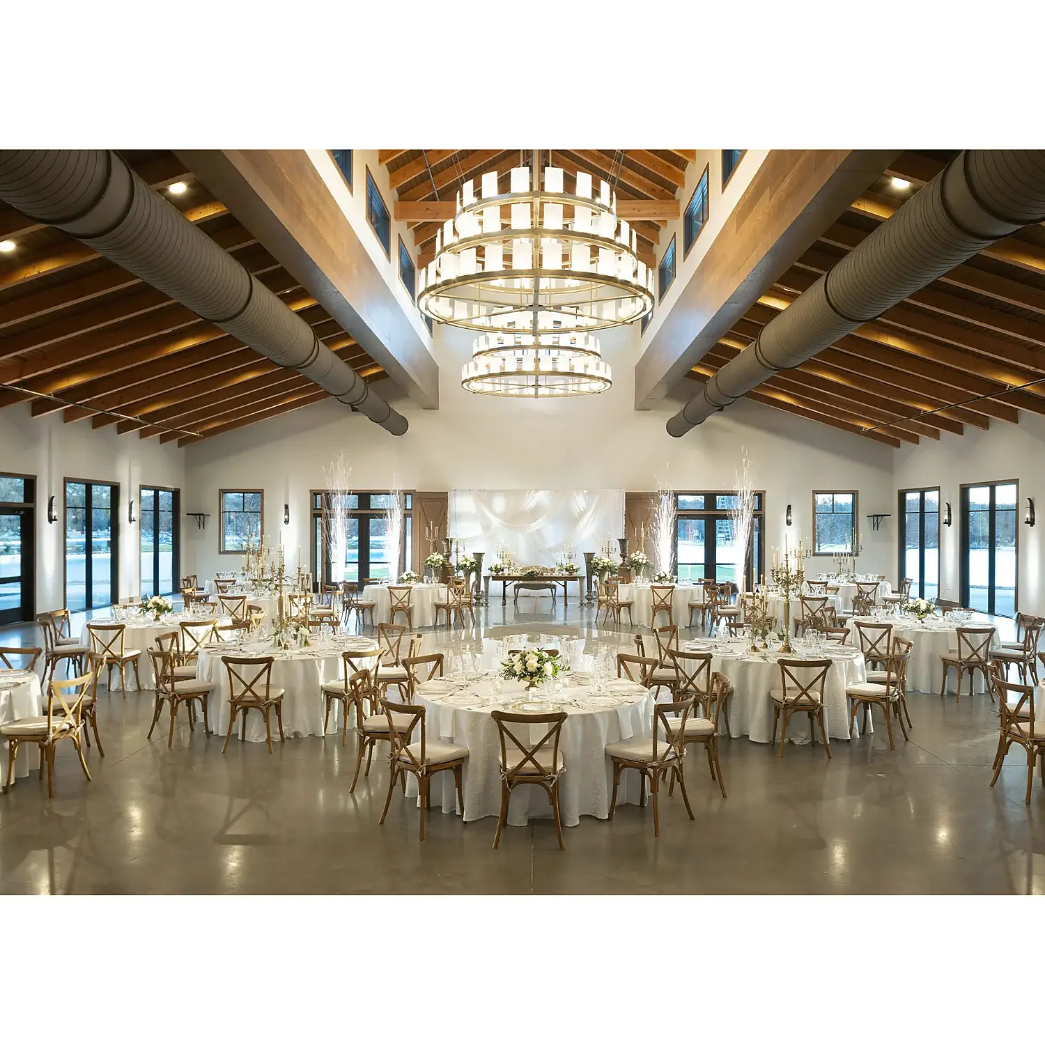 Hyatt Regency Hill Country Resort and Villas Texas Rancher Hall Wedding Reception