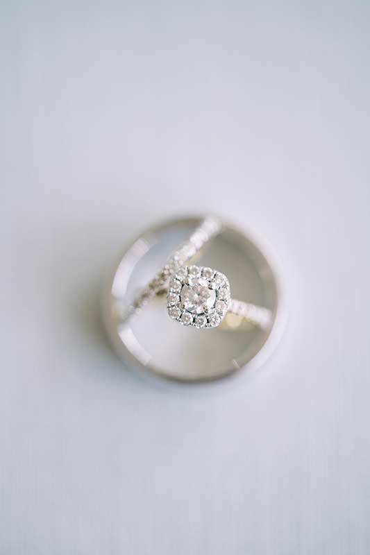 Tiffany Frangopoulos & Tyler Barnes Wed At A Timeless North Carolina Hotel Engagement Ring