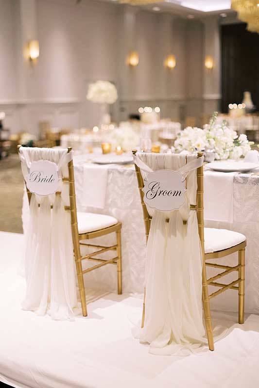 Tiffany Frangopoulos & Tyler Barnes Wed At A Timeless North Carolina Hotel Reception Details