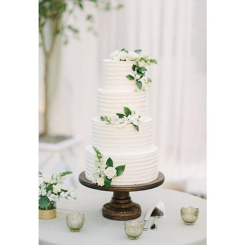 Cervone Real Wedding White Cake Details