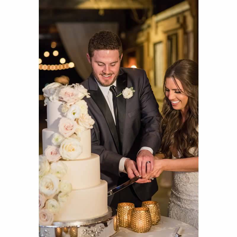 Brooke Raffanti Chase Smith Cake Cutting