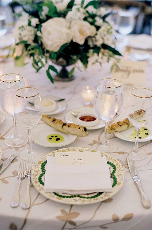 Madeleine Macks And Michael Fazzinos Real Wedding In Baltimore Maryland Reception Table Place Settings