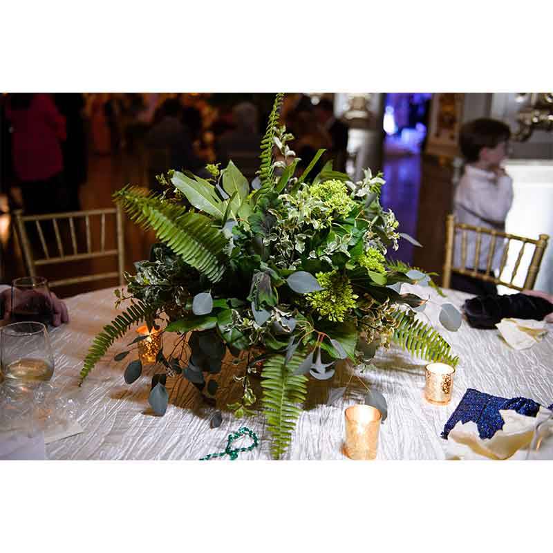 Real Wedding Rebecca Burks Hunter Coleman Center Piece