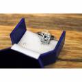 Sissys Log Cabin Princess Cut Ring