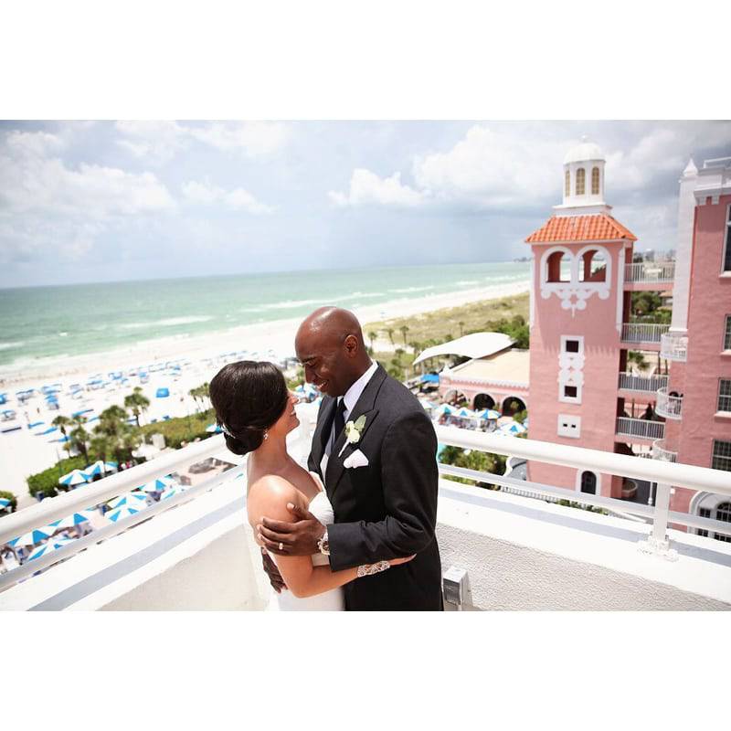 Tiffany Andrew Lee Bride Groom Balcony