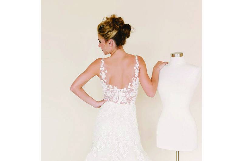 Maggie Louise Bridal back of dress