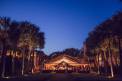 Wild Dunes Resort tent reception palm trees