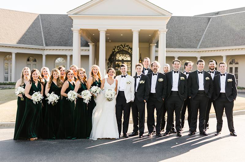 Makenzie Rath And James Waid Winter Wedding In Alabama Wedding Party