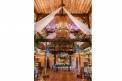 Reception Hall Heartwood dance floor with chandelier