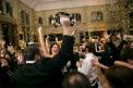New Orleans Board of Trade Candles Wedding wedding party dancing