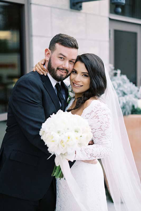 Tiffany Frangopoulos & Tyler Barnes Wed At A Timeless North Carolina Hotel Bride And Groom