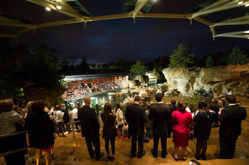 Memphis Zoo Aerial View of Zoo Ceremony