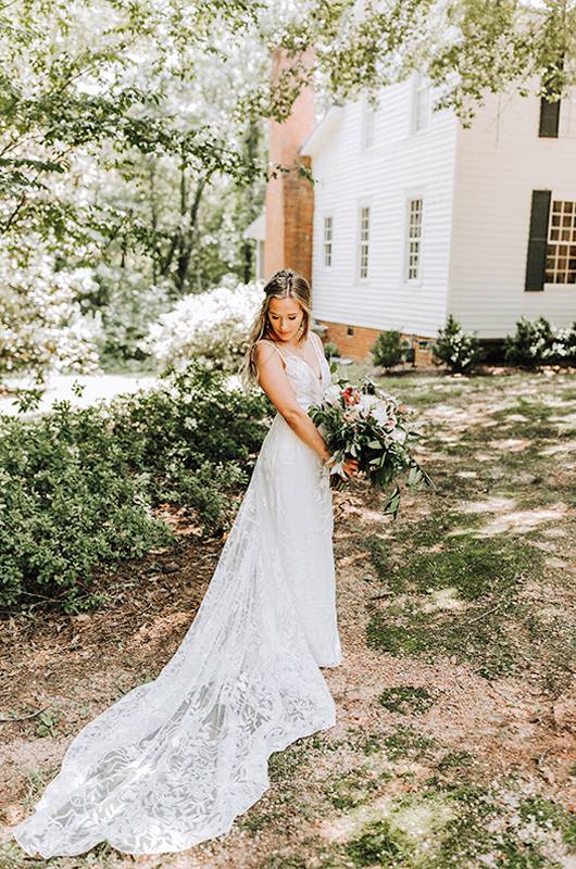 Andie Bailey Colin Batherson Bride Looks At Dress