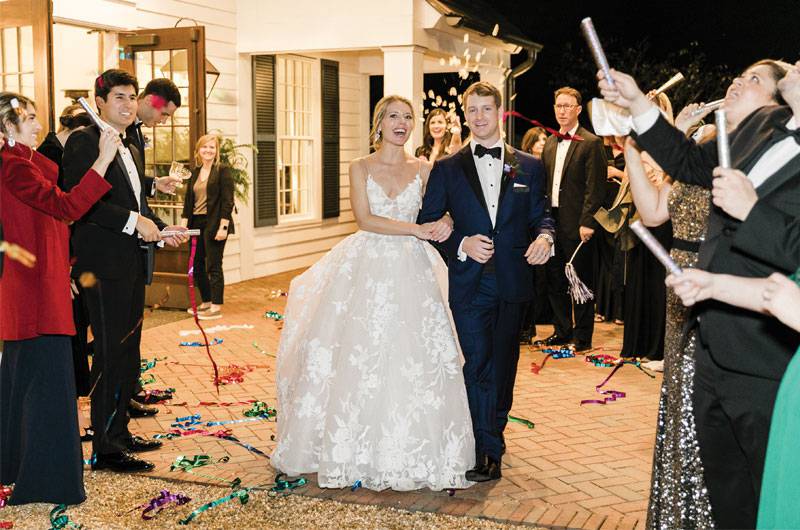 Sadie Batson And Eric Storey Real Wedding Bride And Groom At Reception