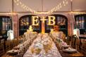 Fete Nashville reception hanging lights E and B 