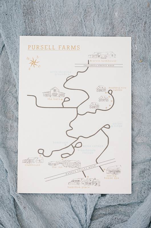 Kerry Franks and Trey Early Hamilton Place At Pursell Farms Real Wedding Pursell Farms Map 