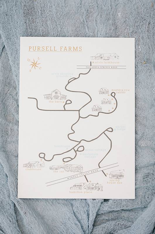 Kerry Franks and Trey Early Hamilton Place At Pursell Farms Real Wedding Pursell Farms Map 