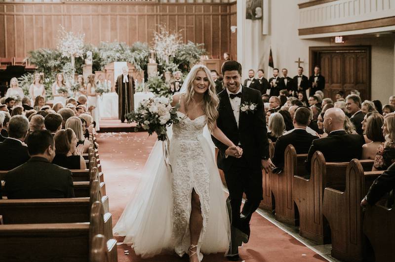 Paige Winesette And Drew Kiser Real Wedding Ceremony
