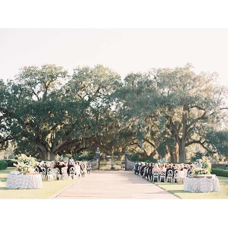 Boone Hall Xanna Garner and Travis Bailey  Ceremony 