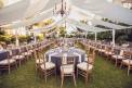 Wild Dunes Resort tent reception day bamboo chairs