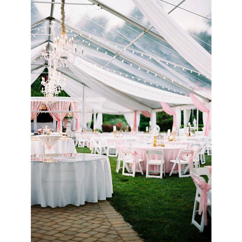 All Occasions Party Rentals interior tent setup