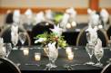 Doubletree Hotel Memphis table setting napkins glassware