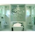 Designer Glass Mosaics LLC Floral Bathroom