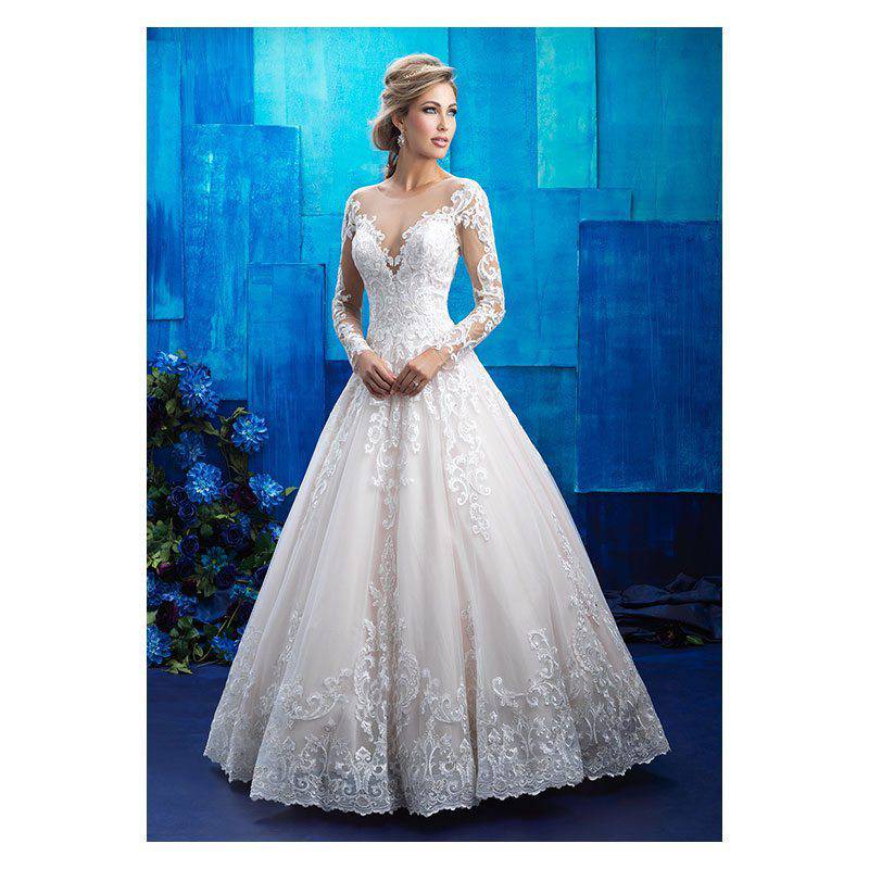 Oxford Bridal A-Line Dress Blue bg