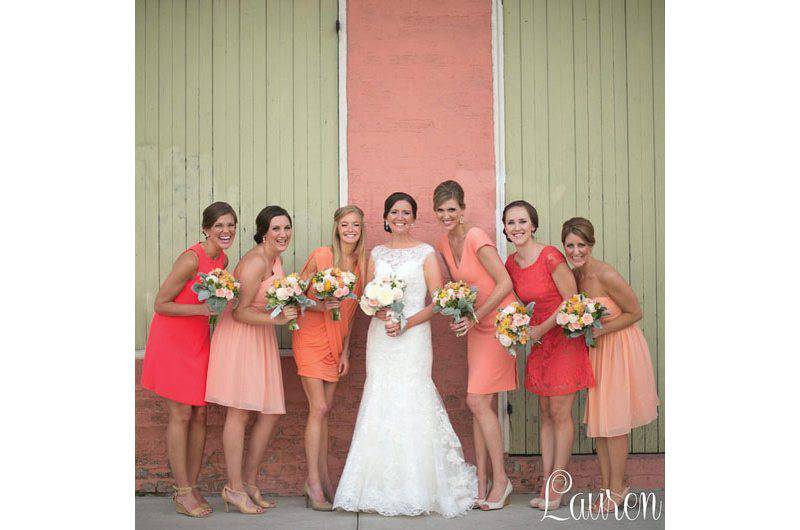Weddings by Lulu bride and bridesmaids