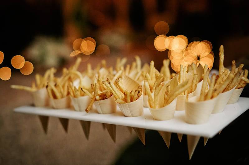 Mattie Jackson Wedding Reception Fries