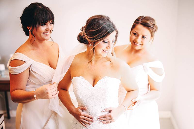 Lauren Kirby And Adam Byerly Real Wedding Bride And Bridesmaids Dress 