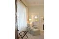 The Stratton House  blue room chair by window