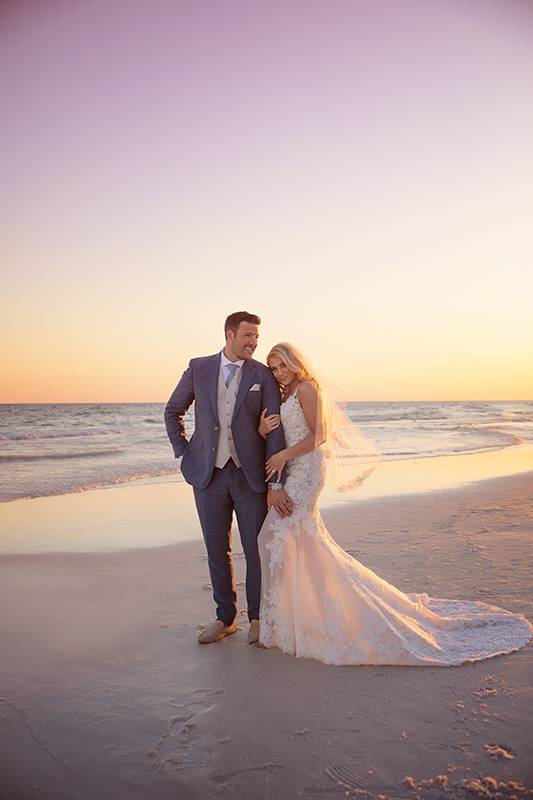 Hilton San Destin Couple Shot At Sunset On Beach