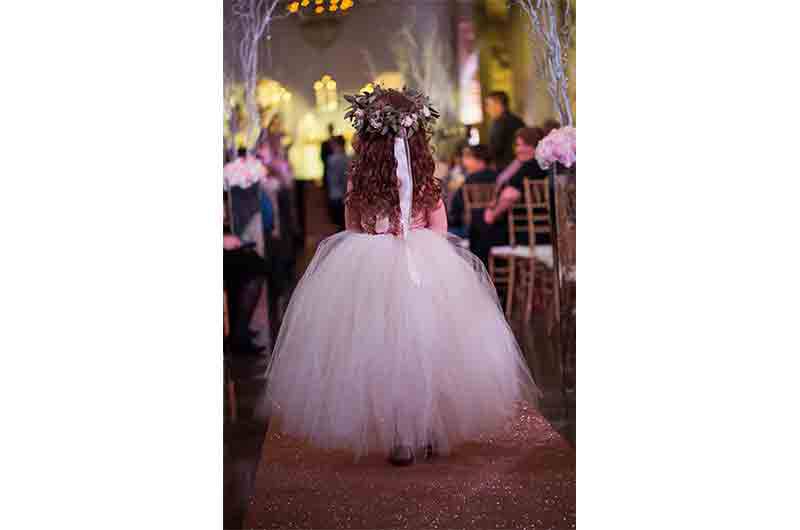 Cadre Building Wedding Flower Girl