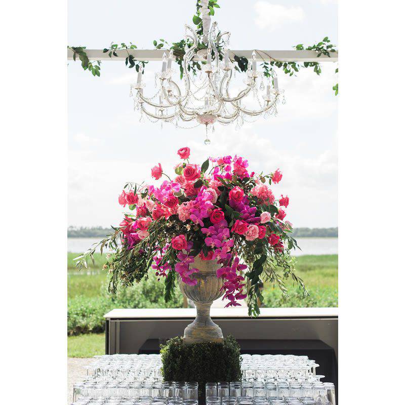 fox events pink flower arrangement