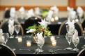 Doubletree Hotel Memphis table setting napkins glassware