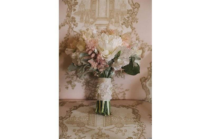 wildflowers inc vintage wrapped bouquet