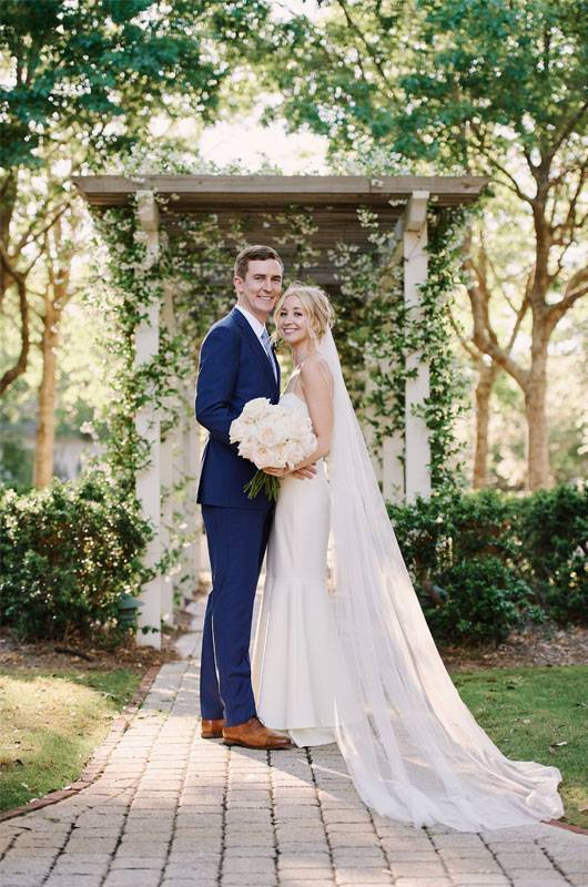 Baileigh Johnson & Christopher Fahey Bride And Groom Portrait