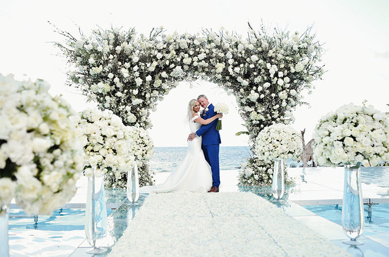 Stunning and Brilliant Events Wedding Arch